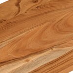 vidaXL Dessus de bureau 110x80x2 5 cm rectangulaire bois massif acacia