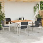 vidaXL Ensemble de salle à manger pour jardin 7 Pièces