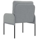 vidaXL Canapés avec coussin 55cm Gris clair Contreplaqué