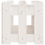vidaXL Lit surélevé de jardin design de clôture 150x30x30cm pin massif