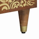 vidaXL Cabinet de chevet avec tiroir marron miel 50 x 33 x 60 cm