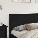 vidaXL Tête de lit Chêne noir 180 cm Bois d'ingénierie