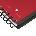 Cahier MEETINGBOOK spirales 160 pages perforées 80g 5x5 21x31 8cm Gris OXFORD