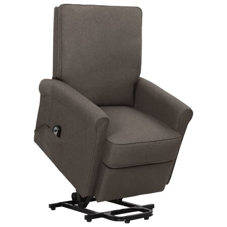 vidaXL Fauteuil Marron Tissu