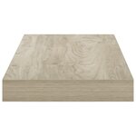 vidaXL Étagère murale flottante chêne 50x23x3 8 cm MDF