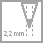 Crayon papier Graphite Opéra Tête trempée HB STABILO