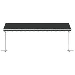 vidaXL Auvent autoportant Anthracite 6 x 3 m Polyester