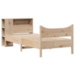 vidaXL Cadre de lit sans matelas 75x190 cm bois de pin massif