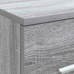 vidaXL Meuble de Salle de Bain In-between Sonoma gris