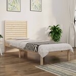 vidaXL Cadre de lit bois massif 75x190 cm petit simple