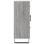 vidaXL Buffet sonoma gris 69 5x34x90 cm bois d'ingénierie