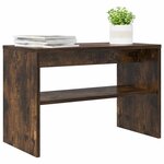 vidaXL Meuble TV Chêne fumé 60 x 30 x 40 cm Bois d'ingénierie