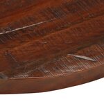 vidaXL Dessus de table Ø 80x3 8 cm rond bois massif de récupération