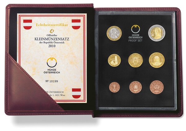 Coffret série euro BE Autriche 2010