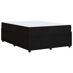 vidaXL Cadre de lit avec matelas Noir 160 x 200 cm Velours