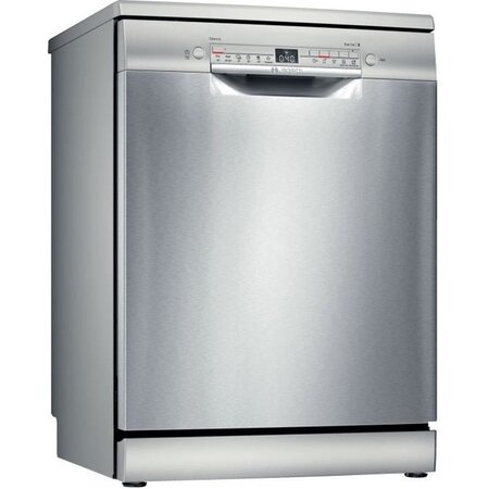 Lave-vaisselle pose libre bosch sms2hti79e série 2 - 12 couverts - induction - l60cm - 46db - silver/inox