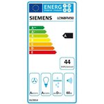 Siemens lc96bfm50 - hotte murale-evacuation / recyclage-580 m3 air / h en intensif-70 db max en intensif-4 vitesses-l 90 cm-inox