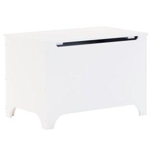 vidaXL Boîte de rangement avec couvercle RANA blanc bois massif de pin