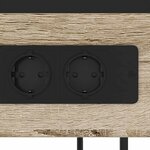 vidaXL Cabinet de chevet avec tiroir Chêne sonoma 40 x 27 x 76 cm