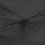 vidaXL Coussins de palette lot de 5 noir tissu