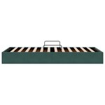 vidaXL Cadre de lit ottoman Vert foncé 90 x 190 cm Velours