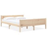vidaXL Cadre de lit sans matelas bois massif de pin 160x200 cm