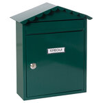 Boîte aux Lettres en Acier  Visit E5743  Anti-pluie  Vert