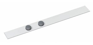 Bande métallique souple 50 cm avec 2 aimants Blanc MAUL