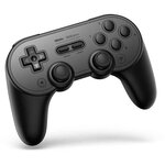Manette Gamepad Bluetooth noire 8Bitdo SN30 Pro+ Black Edition pour Switch