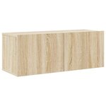 vidaXL Ensemble de meubles TV 4 Pièces Chêne sonoma Bois d'ingénierie
