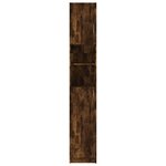 vidaXL Armoire de bain Chêne fumé 32x25 5x190 cm Bois d'ingénierie