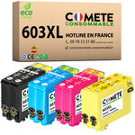 8 Cartouches 603 XL Epson Compatibles Comete 603XL, Entreprise Française