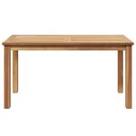 vidaXL Table basse Marron 90 x 50 x 45.5 cm Bois de teck solide