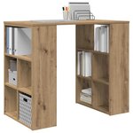 vidaXL Bureau Chêne artisanal 90 x 50 x 75 cm Bois d'ingénierie