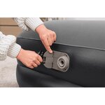 Bestway Lit gonflable floqué avec pompe à air intégrée 191x97x46 cm