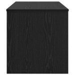 vidaXL Table basse Chêne noir 102 x 50 x 52.5 cm Bois d'ingénierie