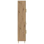 vidaXL Haut Armoire avec tiroir Chêne artisanal 69 5 x 34 x 180 cm