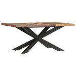 vidaXL Table de salle à manger 180x90x76cm Bois de récupération solide