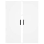 vidaXL Armoires murales 2 Pièces blanc 69 5x34x90 cm