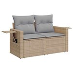 vidaXL Ensemble de canapé de jardin 12 Pièces beige et gris clair