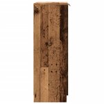 vidaXL Armoire à chaussures vieux bois 59x35x100 5cm bois d'ingénierie