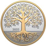 Pièce de monnaie en Argent 10 Dollars g 15.87 Millésime 2025 TREE OF LIFE