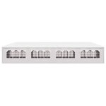 vidaXL Tonnelle de jardin 3x12 m Blanc