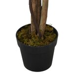 vidaXL Ficus artificiel 378 feuilles 80 cm vert