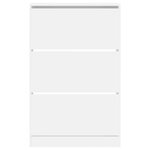 vidaXL Armoire à chaussures blanc 80x21x125 5 cm bois d'ingénierie