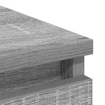 vidaXL Buffet sonoma gris 37 5x35x76 cm bois d'ingénierie