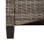 vidaXL Banc de jardin avec oreiller 105 x 60 x 112 cm acier