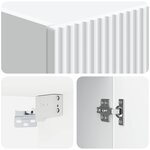 vidaXL Armoire Murale Blanc 33 x 34 5 x 90 cm Bois d'ingénierie