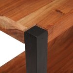 vidaXL Étagère Marron 80 x 30 x 75 cm Bois d'acacia massif