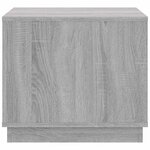 vidaXL Table basse sonoma gris 51x50x44 cm bois d'ingénierie